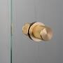 Fixed Door Knob/Double-Sided/Linear/Brass