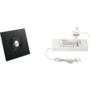 4x Monza vierkant zwart DTW 3000K-2200K+4x verl+ZigBee