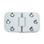 Naaimachinescharnier 70X40mm messing glans verchroomd