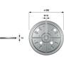 Draaiplaat diameter 282mm, dikte 13,5mm