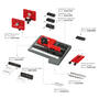 Boormal complete set voor Triade MINI, regular en MAXI