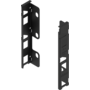 Achterwandhouderset Legrabox, K- hoogte. Carbon zwart