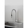 Type A Kitchen Tap/Cross/Mixer w/ Pull Out Spray/Steel