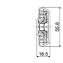 Ladegeleider ULF HD F 700mm, uittrekbaarheid 700mm, VE=5pr