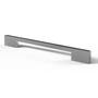 Greep 10x430mm, aluminium glanzend hartafstand 384mm