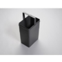 Afvalemmer donkergrijs inhoud 26 liter