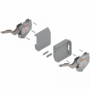 HK-S TIP-ON beslagelementset PF 400-1000 afdekkappen l.grijs