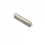 Greep METAL 729 nikkel gesatineerd 81x12mm, hartmaat 64mm