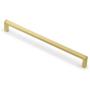 Greep BASIC geborsteld goud 200x8x28mm, hartmaat 192mm