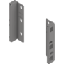 Rugwandhouder Merivobox K- hoogte, L+R, indium grijs