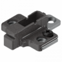 Kruismontageplaat 6mm verdikt, Onyx zwart