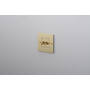 EU 1G Double Toggle Switch/w/out B+P Logo/Brass