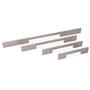 Greep 8x256mm aluminium mat, totale lengte 340mm,