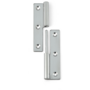 Paumelle RVS hoogte 75mm links, breedte 38mm (uitgeslagen)