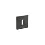 Olivari rozet vierkant met sleutelgat antraciet mat titaan