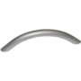 Greep 10x96mm boog glans chroom, totale lengte 115mm
