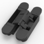 Scharnier invisible NEO-M6 pek zwart, VE=9