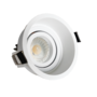 Palma Solo kantelbare inbouwspot rond wit + Triac driver