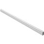 Roede 30x14mm aluminium glanzend, lengte 1000mm
