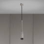 Exhaust Pendant/Cross/Stone/Smoked Bronze
