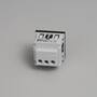 Schuko Socket Module/Type F/45Mm/Black