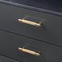 Pull Bar/Cross/Small 160Mm/Brass