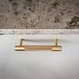 Pull Bar/Cross/Small 160Mm/Brass