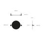 Mirror/Small 400Mm/15.7 Inches/Cast /Steel