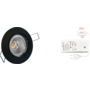3x  rond zwart+3x powerled+3x verl+ driver