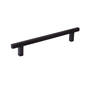 Greep Vedo mat zwart, 9x160x209mm, hoogte 27mm