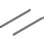 Reling L+R voor Merivobox, 450mm indiumgrijs