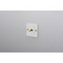 EU 1G Toggle Switch/w/out B+P Logo/White