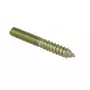 Tafelschroef M10x70mm, 50/50 geel verzinkt, VE=100