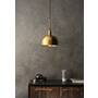 Forked Pendant/Brass/Large Brass Shade