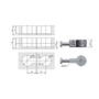Bladverbinder Quick 52mm, boring 30mm, zonder afdekkap