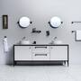 Mirror/Medium 600Mm/23.6 Inches/Cast /Welders Black
