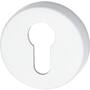 Ophanger met sleutelgat, wit diameter 30mm dikte 7mm