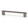 Greep 12x96mm RVS geborsteld, totale lengte 118mm