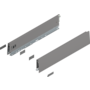 Merivobox zijkant M-hoogte, R+L, 450mm kleur: indium grijs