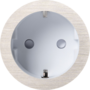 Rond 2.0 MultifitSocket F- brushed nickel - white cup