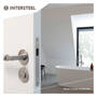 Woningbouw magneet badkamer/toilet slot 63/8mm RVS