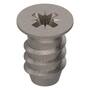 Euroschroef 6 x 10,0mm PK vernikkeld