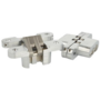 VICI scharnier 118x27 zamak RVS geborsteld