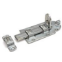 Hangslotrolschuif 44x100mm/ schootdikte 4mm/ vlak/ verzinkt