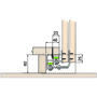 Ocean 1 onder geleidingsrail, lengte 2500mm