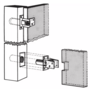 Hawgood scharnier 4500E, 25-30mm houtdikte