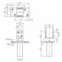 Hawgood scharnier 4500E, 25-30mm houtdikte