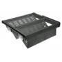 Schoenenrek, uittrekbaar metal 900 mmSOFT-CLOSE, antraciet
