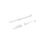 K Push Tech, lang, wit, buffer, opschroef, slag 37mm