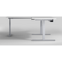 De Milano Hoek. Kleur: Zilver RAL9016.